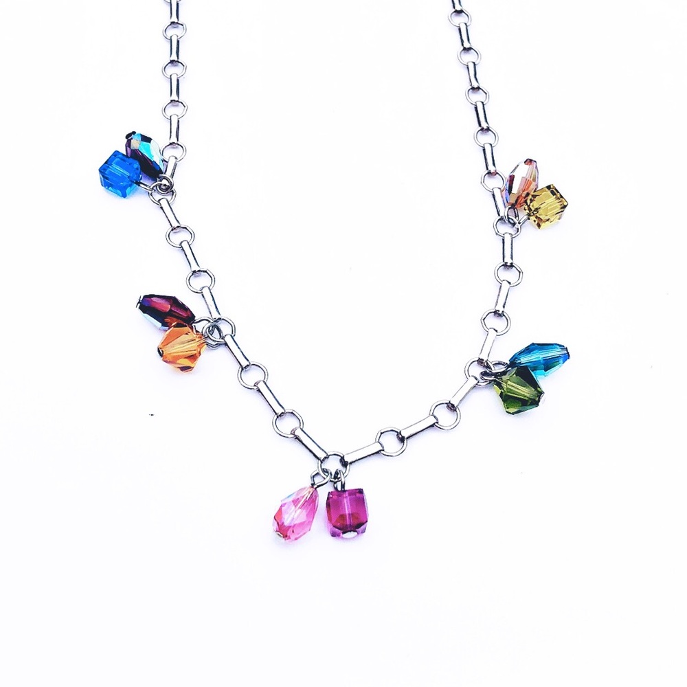 Darling Emily Ray Sterling Swarovski Necklace